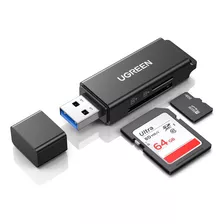 Ugreen Lector De Tarjetas Sd Usb 3.0 Portátil De Doble Ranur