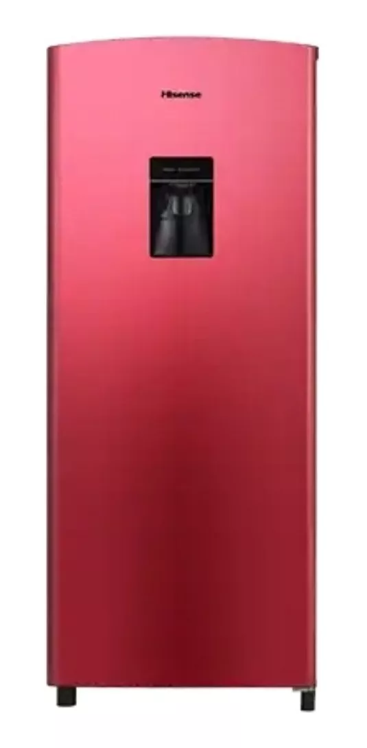 Refrigerador Hisense Rr63d6w Rojo 173l 110v - 127v