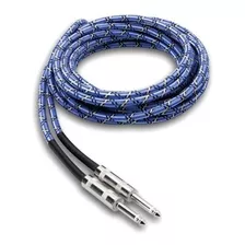 Hosa 3gt-18c1 Trapo De Cable De La Guitarra - Azul / Blanco 