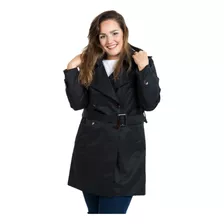 Piloto Mujer Trench Talles Grandes Impermeable Capucha Envío