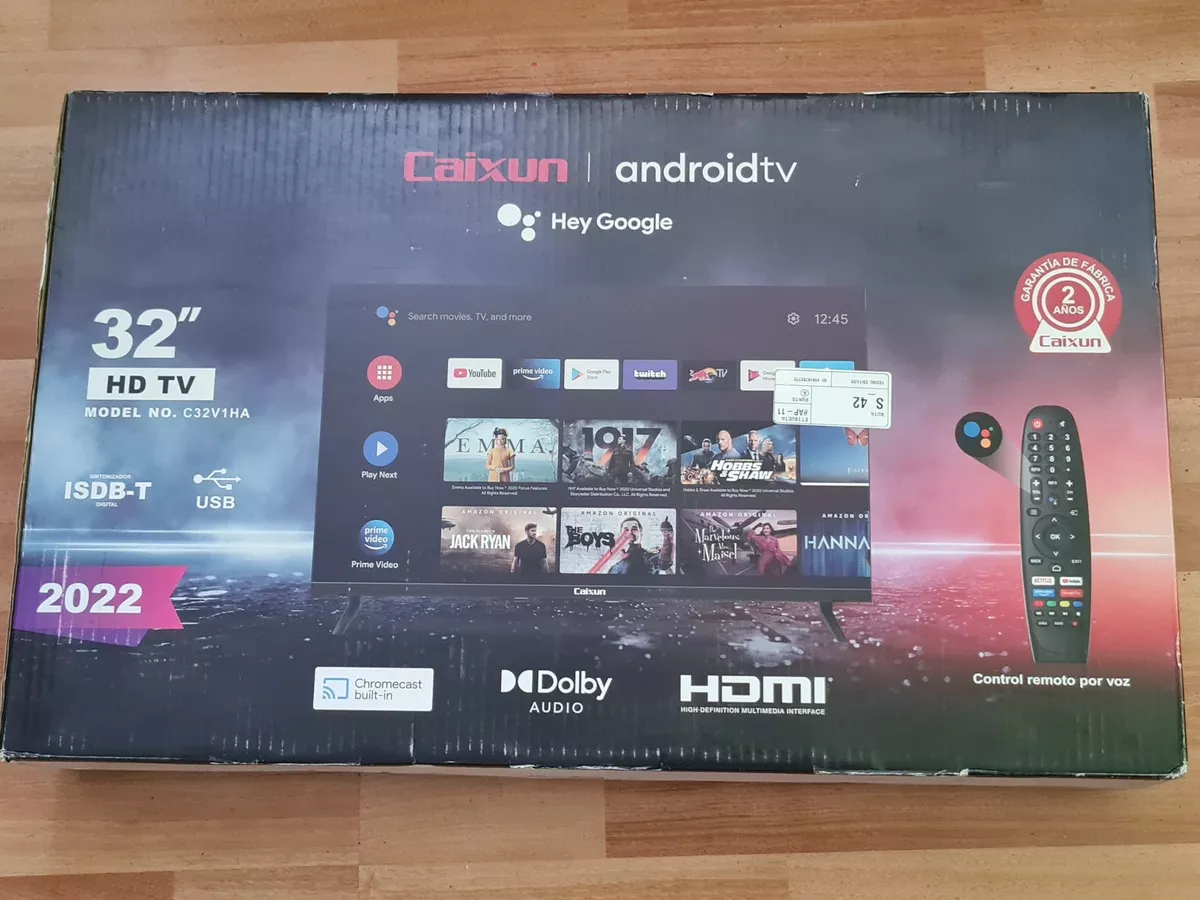 Televisor Smart Android Tv Caixun 32 Led Hd Control Por Voz