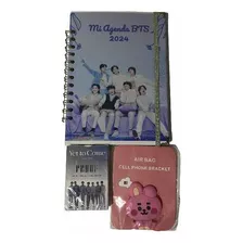 Pack Bts Agenda, Photocards, Soporte Celu