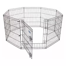 Corral Metálico 6 Paneles Para Mascotas- 63 X 62 Cm