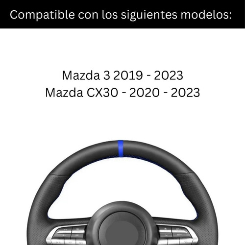 Funda Cubre Volante Para Mazda 3 Cx30 2019 - 2023 Foto 2
