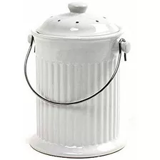 Norpro, White 93, 1 Galón De Cerámica Compost Guardián, Un T