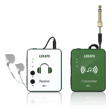 Monitor Inalámbrico Lekato Ms-1g Stock - Verde - In Ears