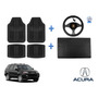 Tapetes 3d Logo Acura + Cubre Volante Mdx 2011 2012 2013