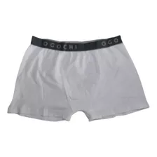 Kit Com 3 Cueca Boxer Algodão Branca Ogochi 020000016