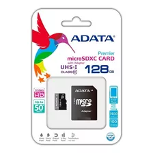 Tarjeta Micro Sdhc Adata 128gb Con Adaptador