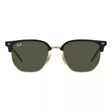 Óculos De Sol Feminino/masculino Preto E Ouro Ray-ban Cor Preto Sobre Ouro Cor Da Armação Preto Sobre Ouro Cor Da Haste Preto Sobre Ouro Cor Da Lente Verde Desenho Irregular