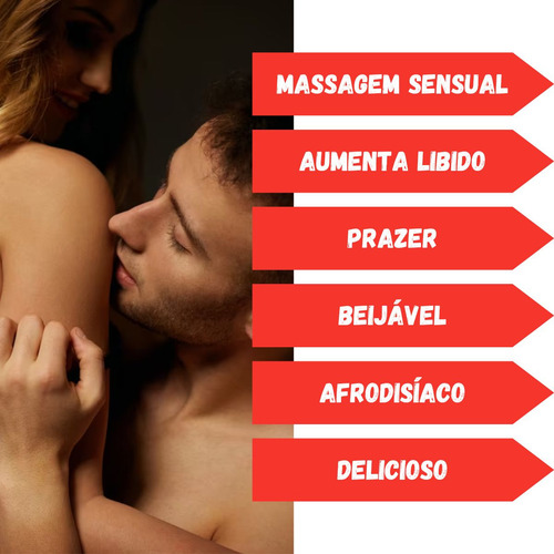 Kit Sexshop Massagem Sedução Prazer Sabores