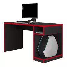 Mesa Para Computador Notebook Gamer X Preto/vermelho - Fit M