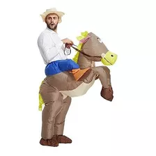 Toloco Inflatable Costume Western Cowboy Riding Horse Hallow