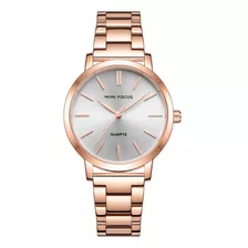 Reloj Para Mujer Mini Focus Mf0307l Mfa6220 Oro Rosa