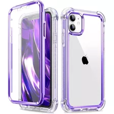 Funda Transparente Para iPhone 11 Con Protector De Pantalla