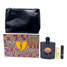 Yves Saint Laurent Black Opium Set De 4 Pz Con Bolso Mujer