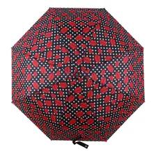 Paraguas Las Oreiro Reforzado Antivientos C/ Botón Apertura Color Negro 6230 Diseño De La Tela Liso