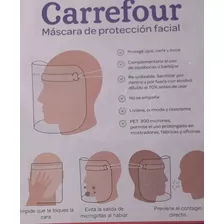 Mascara De Proteccion Facial Carrefour Pet 300 Micrones