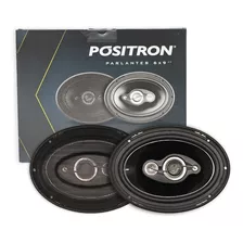 Juego Parlantes Triaxiales Positron 6x9 60w 4ohm Tw 3 Vias