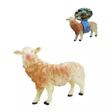 Ovelha 20cm Animal Da Fazenda Boneco Brinquedo De Vinil