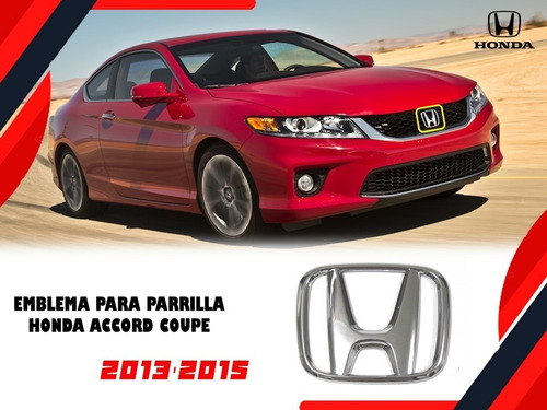 Emblema Para Parrilla Honda Accord Coupe 2013-2015 Foto 3