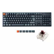 Teclado Gamer Inalámbrico Mecánico K10 Español Con Luz Rgb