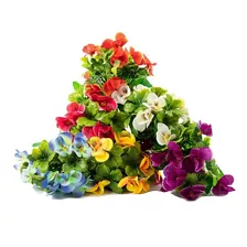 Vara Flores Artificiales Flor Viola Varios Colores 23cm 
