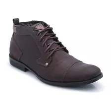 Sapato Bota Masculina Casual Couro.sapato Cano Alto Bergally