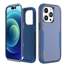 Funda Para iPhone De Uso Rudo Extremo Reforzado Bordes Rigid