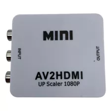 Adaptador Miniconversor Av2hdmi Av A Hdmi Rca - Full Hd