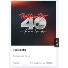 Rock In Rio Card Meia Entrada