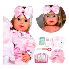 Boneca Bebê Reborn Boneca Realista 21 Itens Promoção C/ Nf!