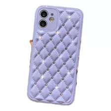 Carcasa Acrilica Deluxe Para iPhone 12 Pro Lila