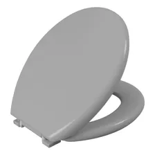 Tapa Inodoro Acolchado Asiento Oval 44×37 Gris Ceniza Astra