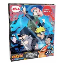 Quebra Cabeça Naruto Shippuden 100pcs Lente Magica Elka