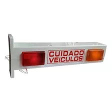 Sinalizador De Garagem Sonoro Veicular P/ Portao Luz De Led