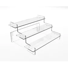 Repisa Acrílico Transparente 3 Niveles 