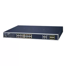 Switch Administrable 16 Puertos Poe Gigabit Velocidad Garant