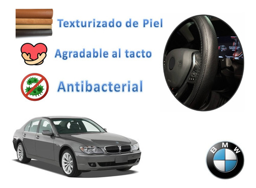 Tapetes 3d Logo Bmw + Cubre Volante 740i 2002 A 2008 2009 Foto 6