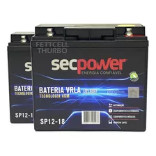 Kit 2bateria Selada 12v 18ah Nobreak Power Sinus Ii 3200va