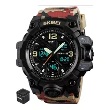 Relógio Skmei 1155 Militar Camuflado S Shock Promoção