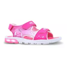 Sandalias Footy Peppa Pig Luces Led Niñas Abrojos