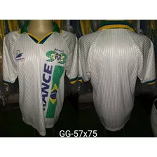 Camisa Seleção Brasil Da Época Comemorativa Copa 98