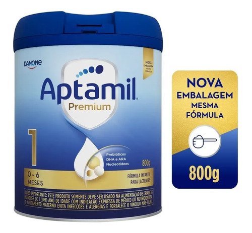 Fórmula Infantil Aptamil Premium 1 800g Danone Leite