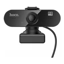 Webcam Hoco Di06 2k Con Microfono Usb Negro