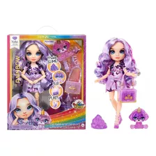 Boneca Rainbow High Violeta Com Kit De Slime