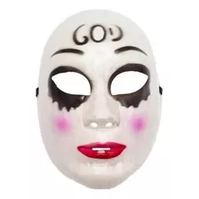 Mascara Plastica God Disfraz Hallowen X1 Uni