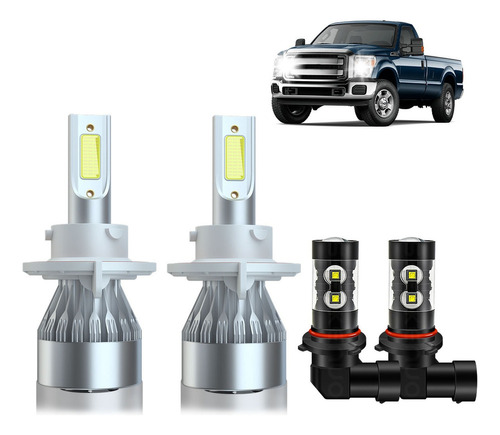 Foto de Kit De Faros Delanteros Led H13 9008 Para Jeep Patriot 2007-