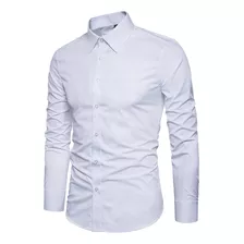 Camisa Social Masculina Slim Luxo Executiva Premium