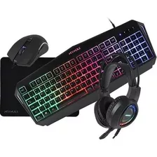 Kit Gamer 4 Em 1 Teclado Mouse Headset E Mouse Mymax